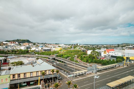 View of central business district of Auckland, New Zealand daytime