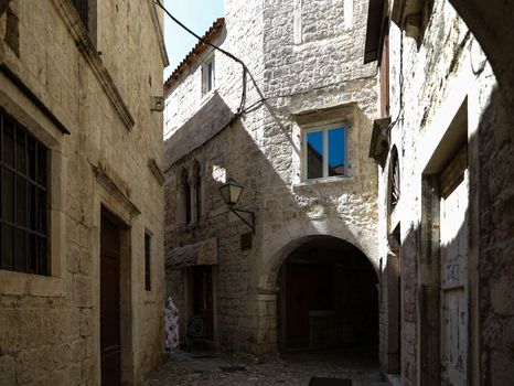 Long ways walking in the ancient city when all the buildings are made of a kind of old sandy bricks