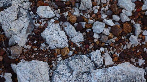 Detailed colored rocky stones