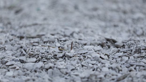 Small gray stones with diffused background