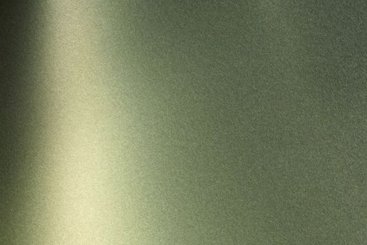Brushed green metal sheet, abstract texture background