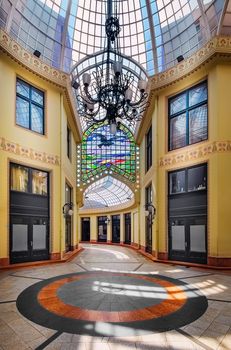 Old passage in Oradea (capital city of Bihor County and Crisana region), Romania