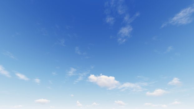 Cloudy blue sky abstract background, blue sky background with tiny clouds, 3d rendering

