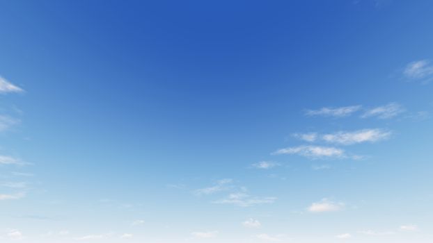 Cloudy blue sky abstract background, blue sky background with tiny clouds, 3d rendering

