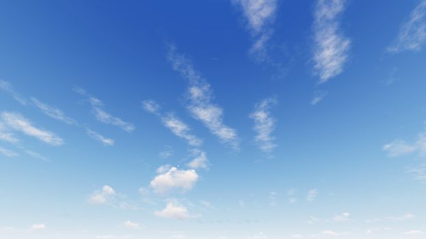 Cloudy blue sky abstract background, blue sky background with tiny clouds, 3d rendering

