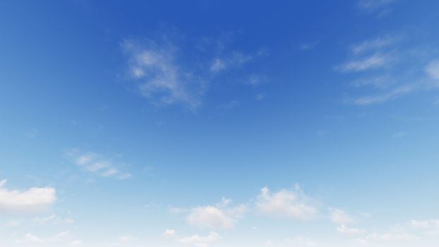 Cloudy blue sky abstract background, blue sky background with tiny clouds, 3d rendering

