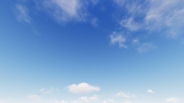 Cloudy blue sky abstract background, blue sky background with tiny clouds, 3d rendering

