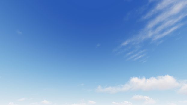 Cloudy blue sky abstract background, blue sky background with tiny clouds, 3d rendering

