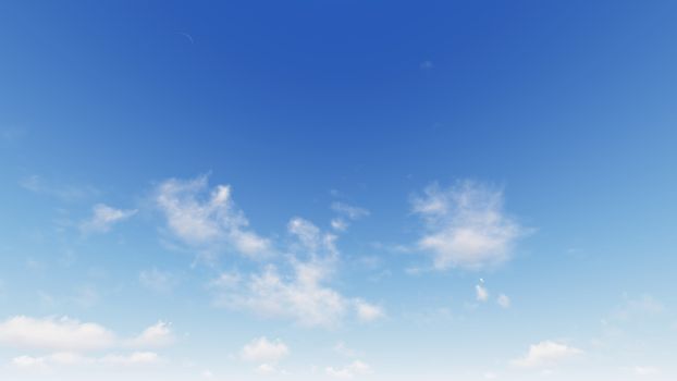 Cloudy blue sky abstract background, blue sky background with tiny clouds, 3d rendering

