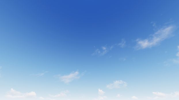 Cloudy blue sky abstract background, blue sky background with tiny clouds, 3d rendering

