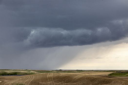 Prairie Storm Clouds in Saskatchewan Canada Rural