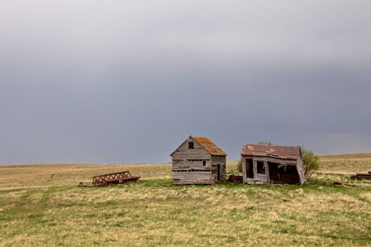 Prairie Storm Clouds in Saskatchewan Canada Rural