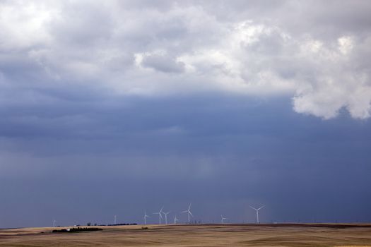 Prairie Storm Clouds in Saskatchewan Canada Rural