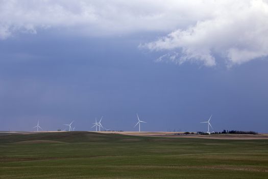 Prairie Storm Clouds in Saskatchewan Canada Rural
