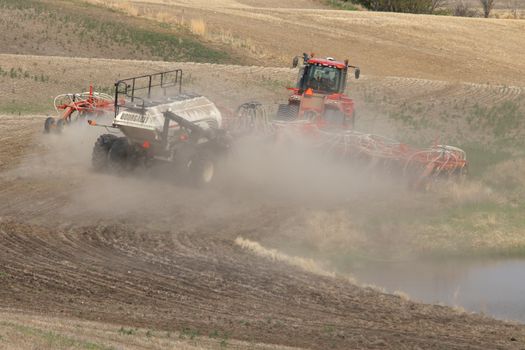 Seeding in Saskatchewan drought conditions Agriculture Canada