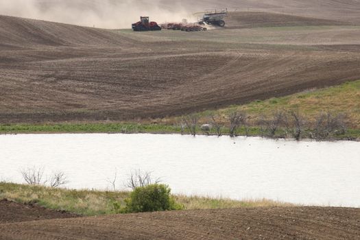 Seeding in Saskatchewan drought conditions Agriculture Canada