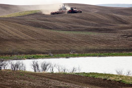 Seeding in Saskatchewan drought conditions Agriculture Canada