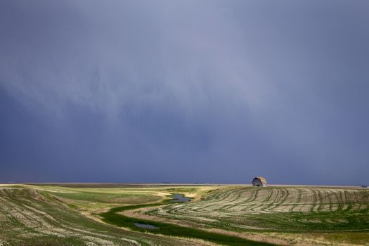 Prairie Storm Clouds in Saskatchewan Canada Rural