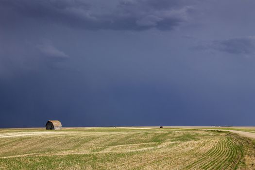 Prairie Storm Clouds in Saskatchewan Canada Rural