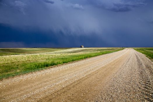 Prairie Storm Clouds in Saskatchewan Canada Rural