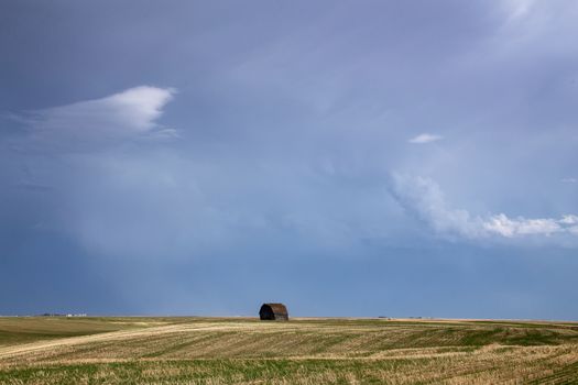 Prairie Storm Clouds in Saskatchewan Canada Rural