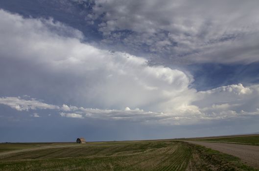 Prairie Storm Clouds in Saskatchewan Canada Rural