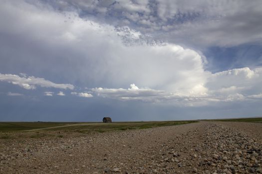 Prairie Storm Clouds in Saskatchewan Canada Rural