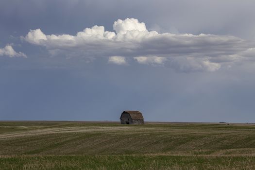 Prairie Storm Clouds in Saskatchewan Canada Rural