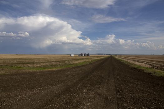 Prairie Storm Clouds in Saskatchewan Canada Rural
