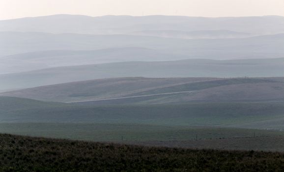 Panoramic Prairie View in Summer Saskatchewan Canada