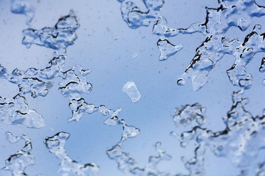 Ice abstract macro natural bokeh background fine art in high quality prints products prints