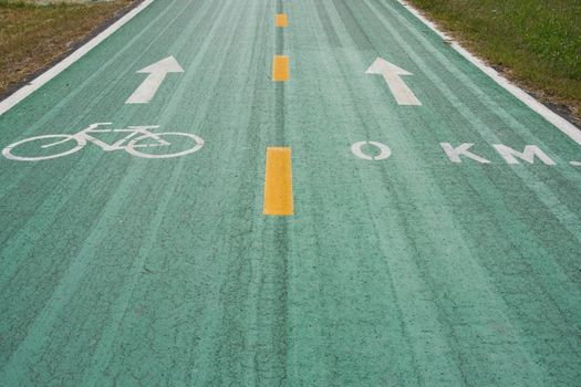 Green bike lanes Healthy Lifestyle