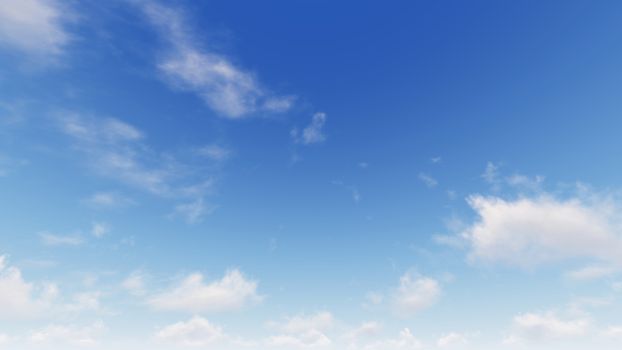 Cloudy blue sky abstract background, blue sky background with tiny clouds, 3d rendering

