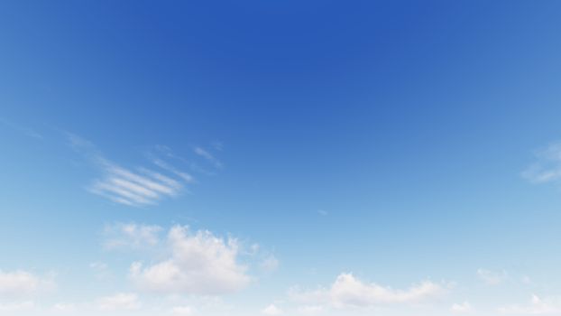 Cloudy blue sky abstract background, blue sky background with tiny clouds, 3d rendering

