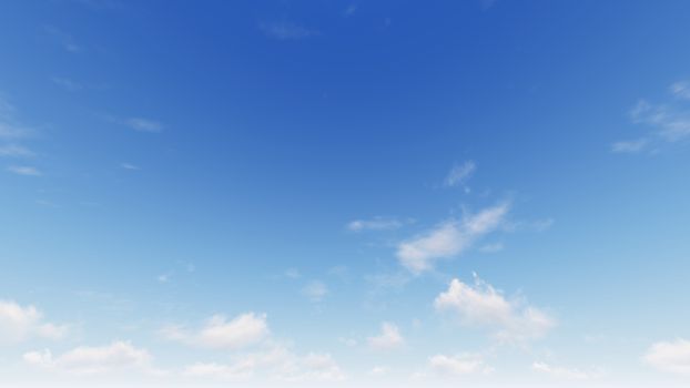 Cloudy blue sky abstract background, blue sky background with tiny clouds, 3d rendering

