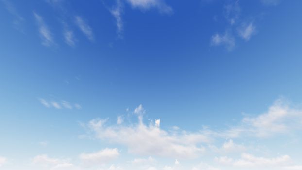 Cloudy blue sky abstract background, blue sky background with tiny clouds, 3d rendering

