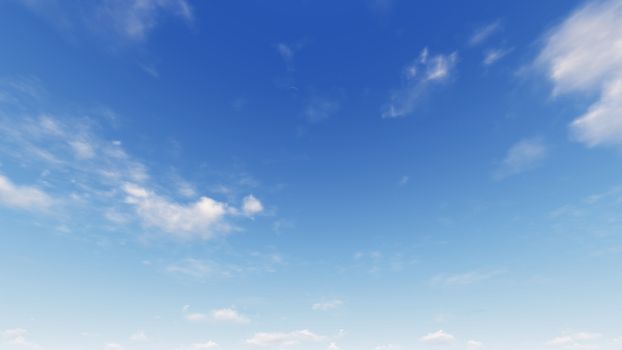 Cloudy blue sky abstract background, blue sky background with tiny clouds, 3d rendering

