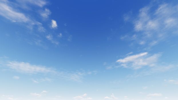 Cloudy blue sky abstract background, blue sky background with tiny clouds, 3d rendering

