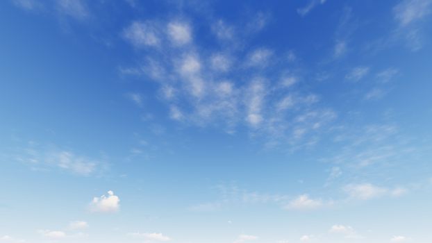 Cloudy blue sky abstract background, blue sky background with tiny clouds, 3d rendering

