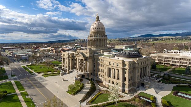 View of the state capital