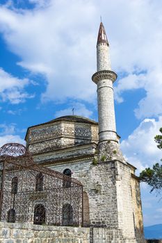 Fethiye Mosque with the Tomb of Ali Pasha on the left, Ioannina, Greece.