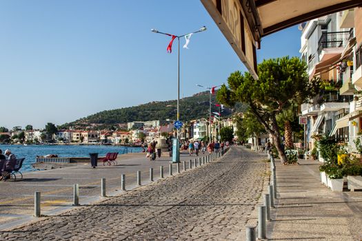 an old street view from an village at izmir. photo has taken at izmir/turkey.