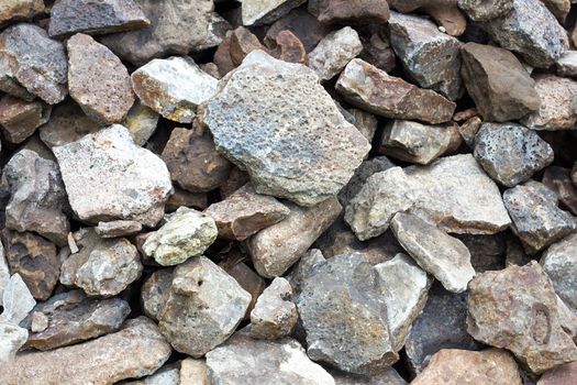 texture of cobblestone. Large stone. Mound of cobblestone.