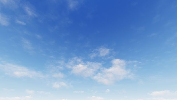 Cloudy blue sky abstract background, blue sky background with tiny clouds, 3d rendering

