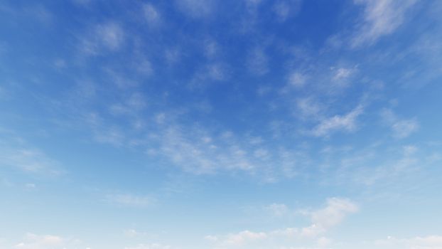 Cloudy blue sky abstract background, blue sky background with tiny clouds, 3d rendering

