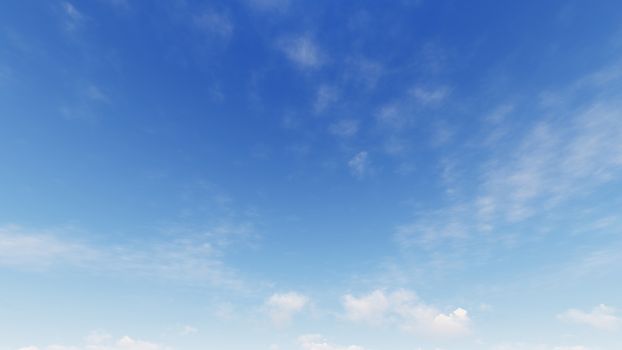 Cloudy blue sky abstract background, blue sky background with tiny clouds, 3d rendering

