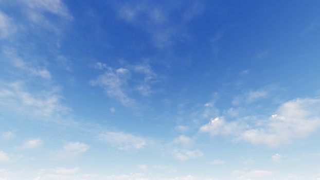 Cloudy blue sky abstract background, blue sky background with tiny clouds, 3d rendering

