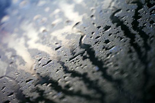 Water drops colorful macro droplets on window amazing background fine art in high quality products fifty megapixels