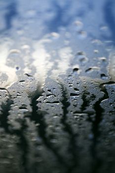 Water drops colorful macro droplets on window amazing background fine art in high quality products fifty megapixels