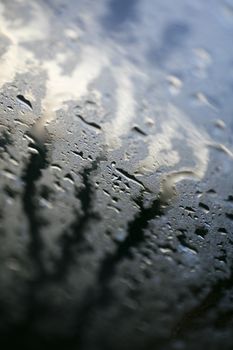 Water drops colorful macro droplets on window amazing background fine art in high quality products fifty megapixels